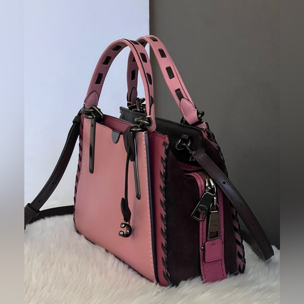 💰SOLD - 78146 - Coach Dreamer In Colorblock With Whipstitch - Picture 3 of 11